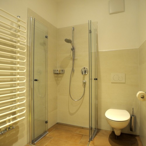 Our bathroom with modern shower