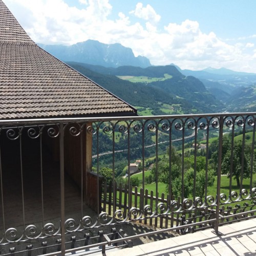 Ferienwohnung Villanders - Terrasse mit Ausblick